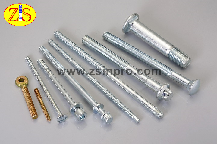 Eye Bolt, Hanger Bolt, Roofing Bolt, Socket Cap, Flange Bolt, Carriage Bolt, Big Bolt, Long Bolt