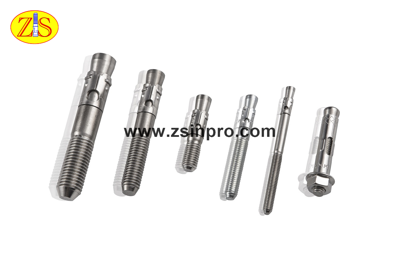 Stainless Wedge Anchor, Rock Climbing Anchor Bolt - Z-SINPRO