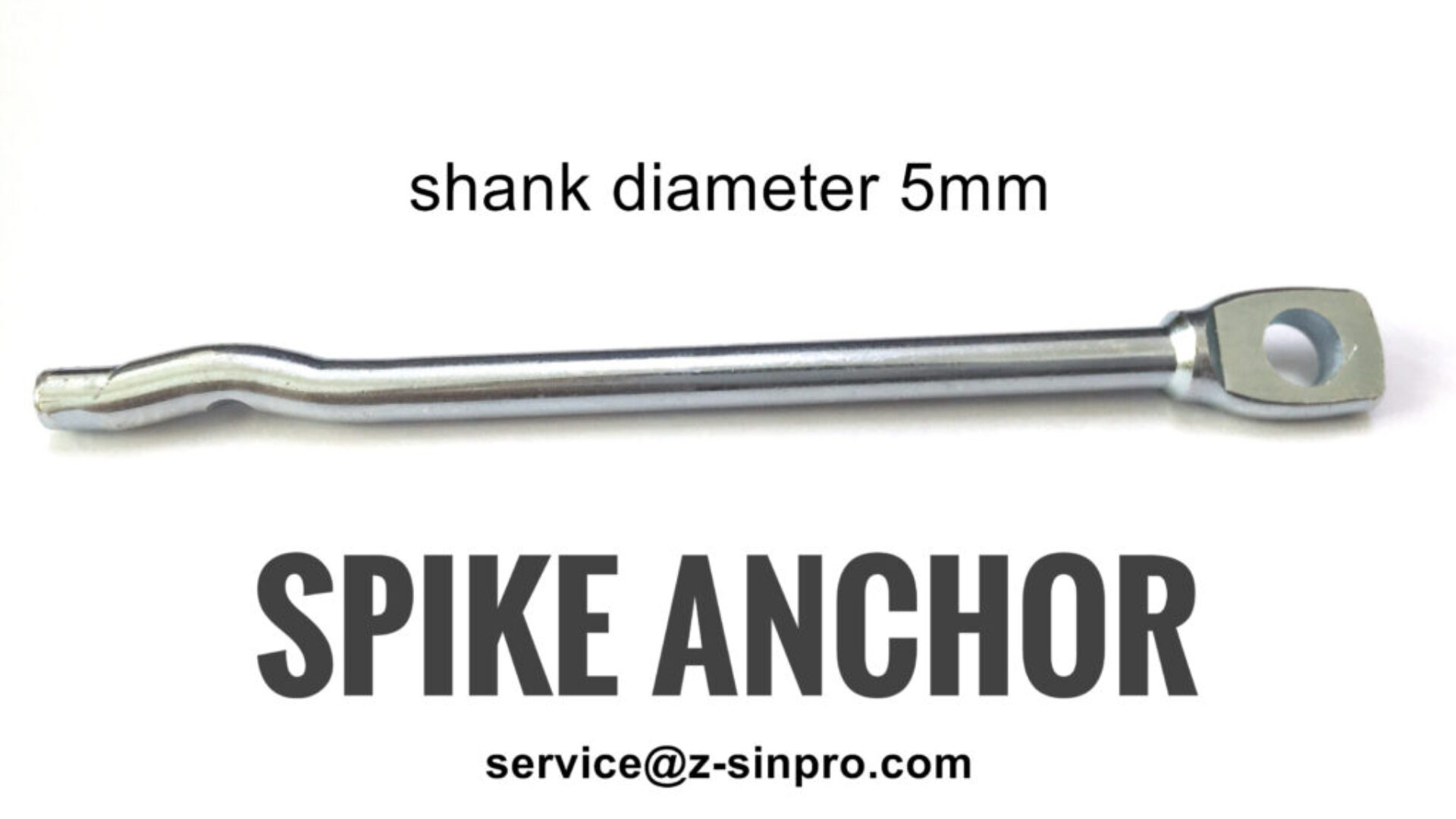 Spike anchor tie wire