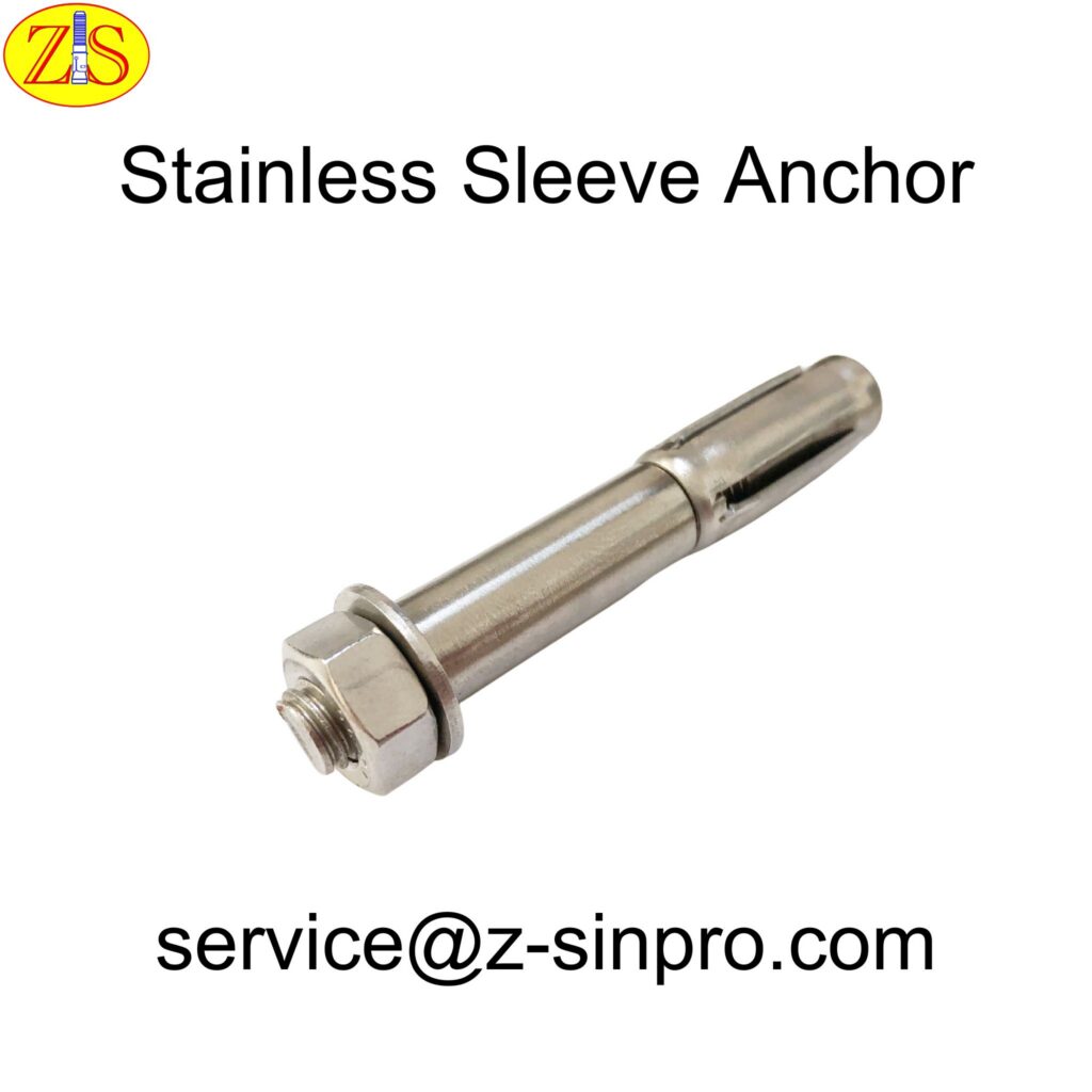 Stainless sleeve anchor
